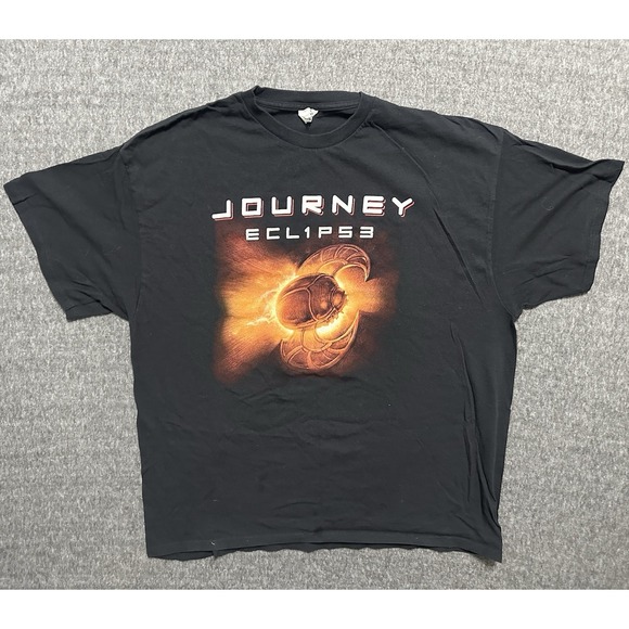 The Unbranded Brand Other - Journey Band Eclipse Tour 2011 w/ Foreigner, Night Ranger Black Tshirt Size 2XL